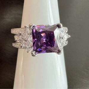 COPY - 925 Sterling Silver Alexandrite Ring Size 9 AKA Gogo